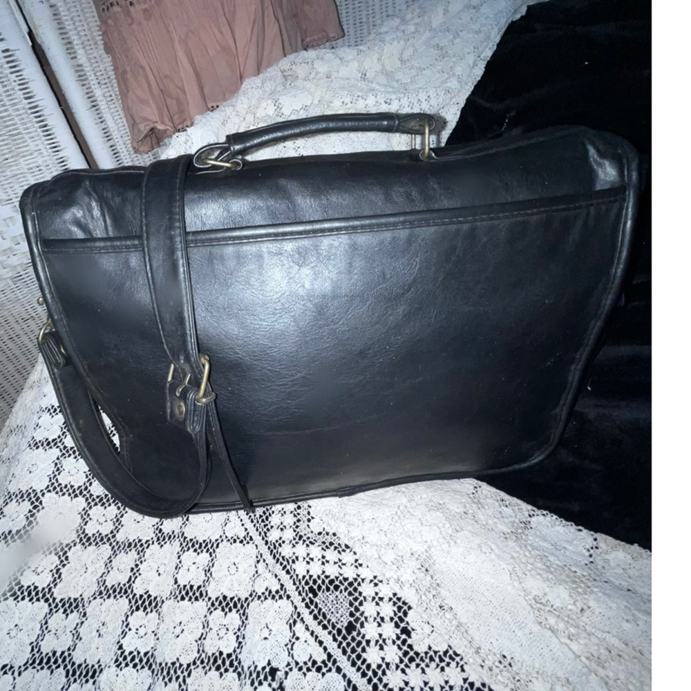 Black Men's Bag Briefcase NWOT - Picture 1 of 6